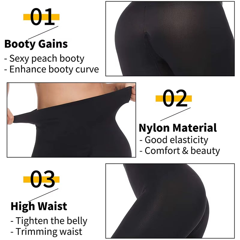Shapewear anti Cellulite Compression Women Leggings Leg Slimming Body Shaper High Waist Tummy Control Panties Thigh Slimmer
